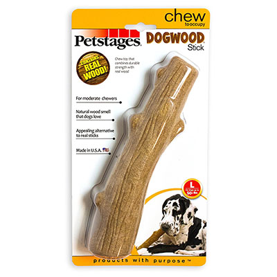 Best Dog Toys for Pit Bulls Petstages: Dogwood Real Wood Chew Toy