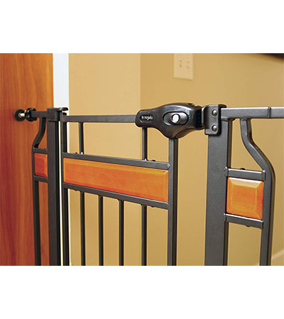 Best Dog Gates for the House Regalo Home Accents Extra Tall & Wide with Décor Hardwood